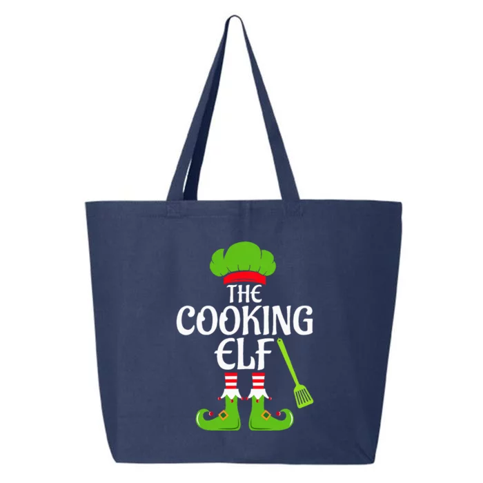 Cooking Elf Matching Family Group Christmas Party Xmas Funny 25L Jumbo Tote