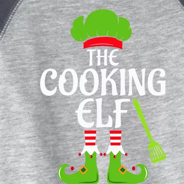 Cooking Elf Matching Family Group Christmas Party Xmas Funny Toddler Fine Jersey T-Shirt