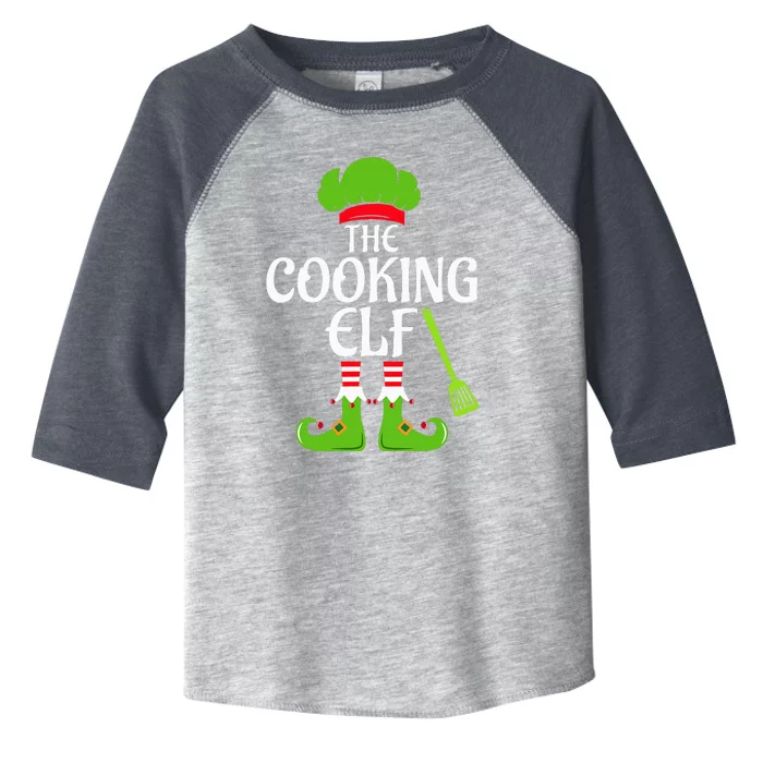 Cooking Elf Matching Family Group Christmas Party Xmas Funny Toddler Fine Jersey T-Shirt