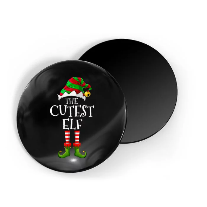 Cutest Elf Matching Family Group Christmas Party Elf Magnet