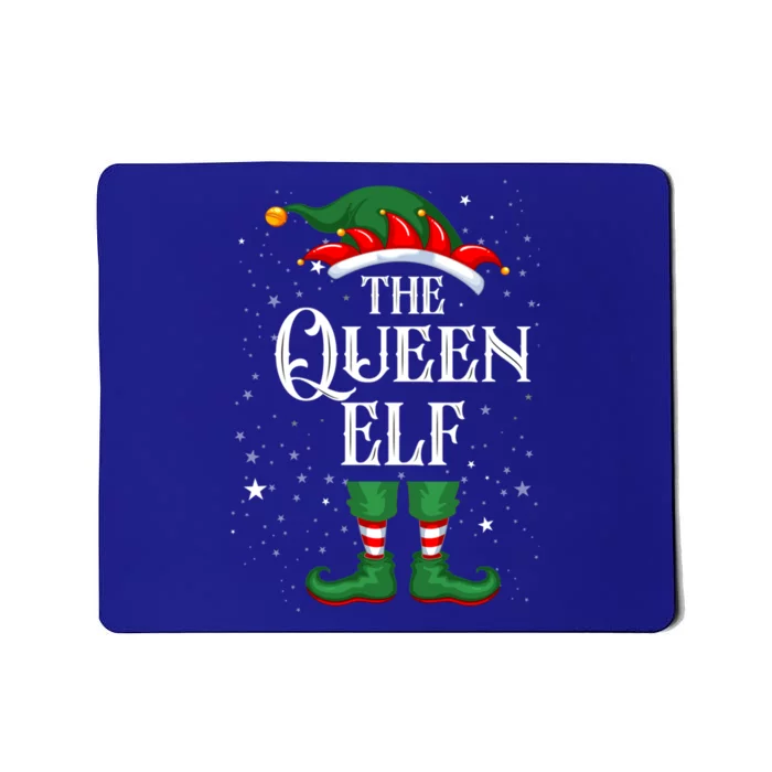 Christmas Elf Matching Family Group Funny The Queen Elf Great Gift Mousepad