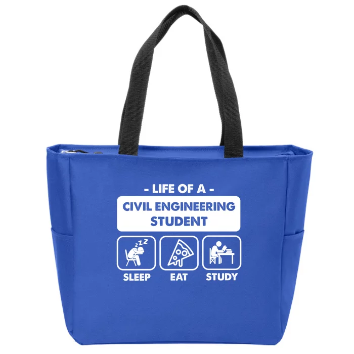 Civil Engineering Major Student Gift Cute Gift Zip Tote Bag