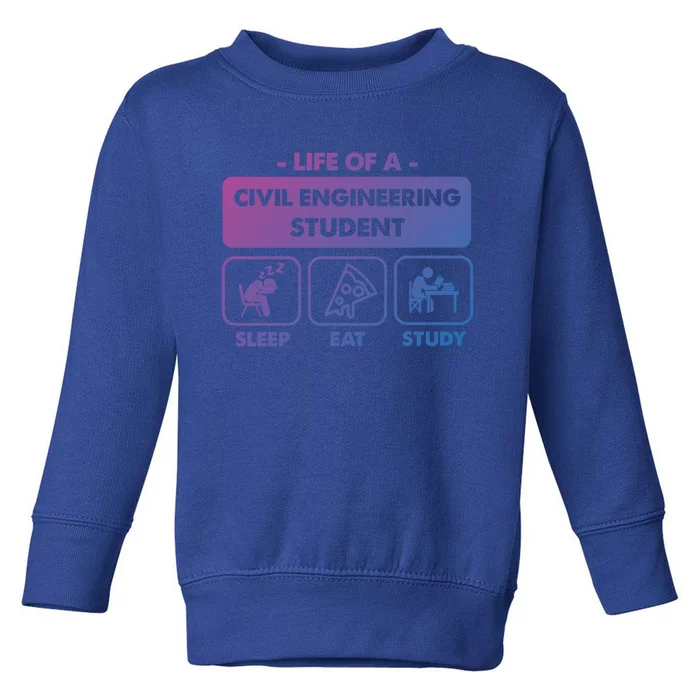 Civil Engineering Major Student Gift Meaningful Gift Toddler Sweatshirt