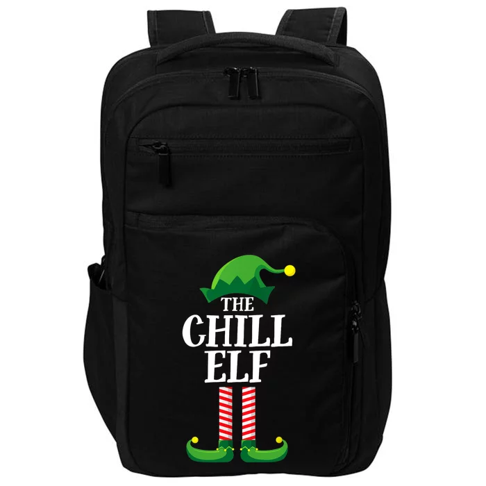 Chill Elf Matching Family Group Christmas Party Impact Tech Backpack