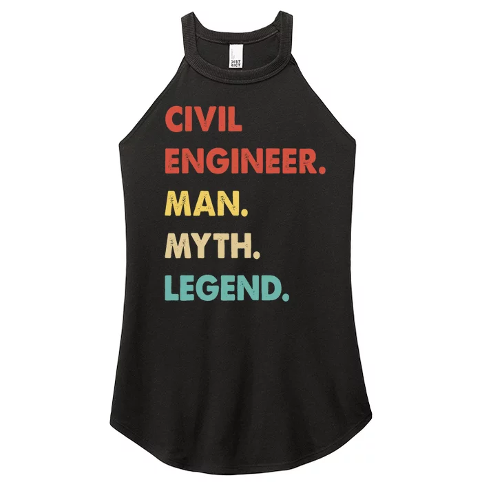 Civil Engineer Man Myth Legend Women’s Perfect Tri Rocker Tank