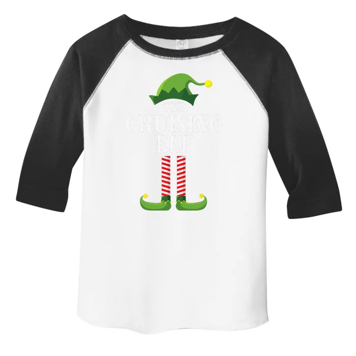 Cruising Elf Matching Family Cruise Christmas Funny Group Toddler Fine Jersey T-Shirt