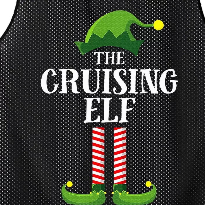 Cruising Elf Matching Family Cruise Christmas Funny Group Mesh Reversible Basketball Jersey Tank