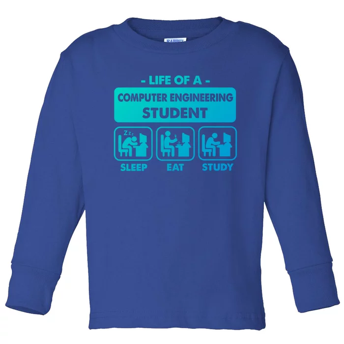 Computer Engineering Major Student Gift Toddler Long Sleeve Shirt