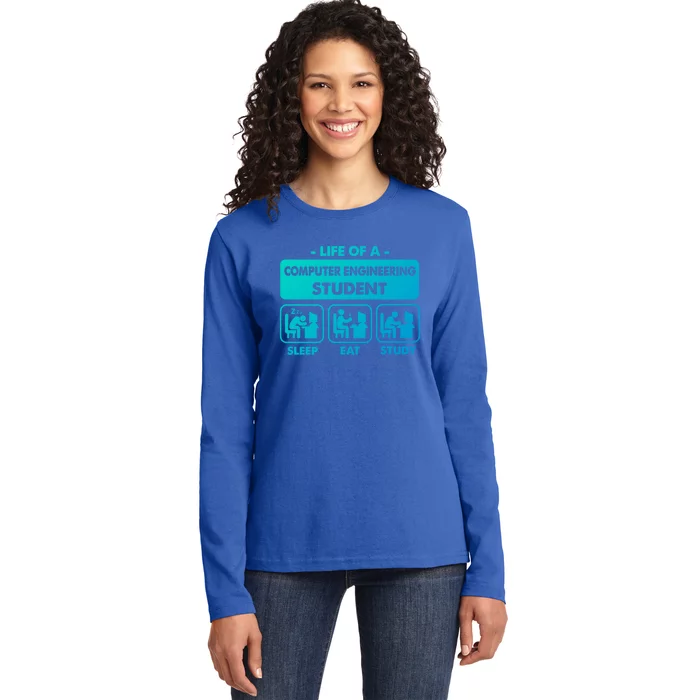 Computer Engineering Major Student Gift Ladies Long Sleeve Shirt