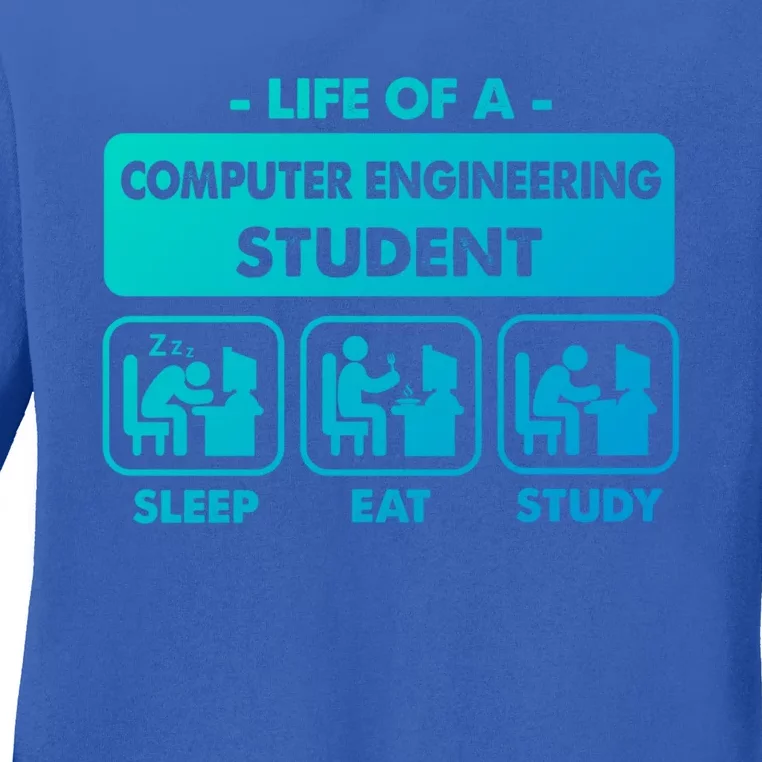 Computer Engineering Major Student Gift Ladies Long Sleeve Shirt