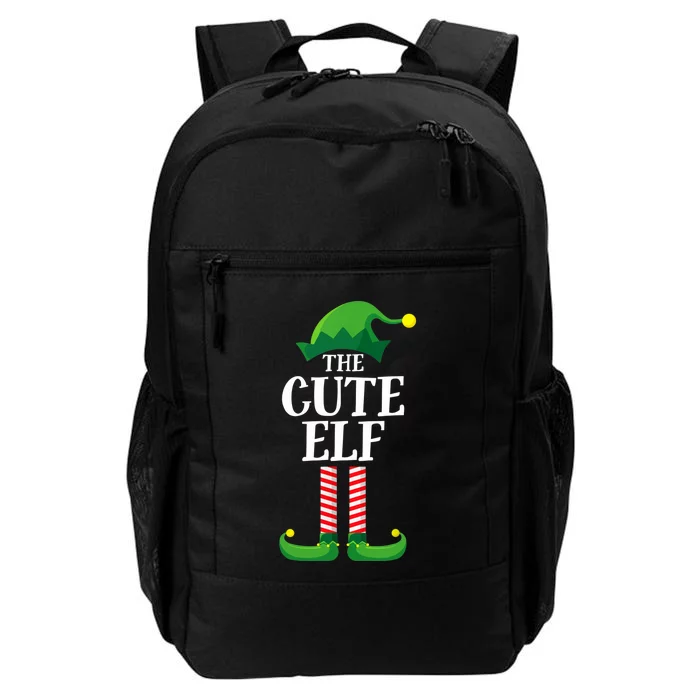 Cute Elf Matching Family Group Christmas Party Funny Elf Daily Commute Backpack