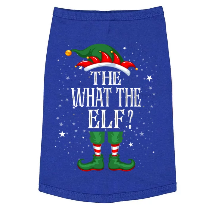 Christmas Elf Matching Family Group Funny The What The Elf? Gift Doggie Tank