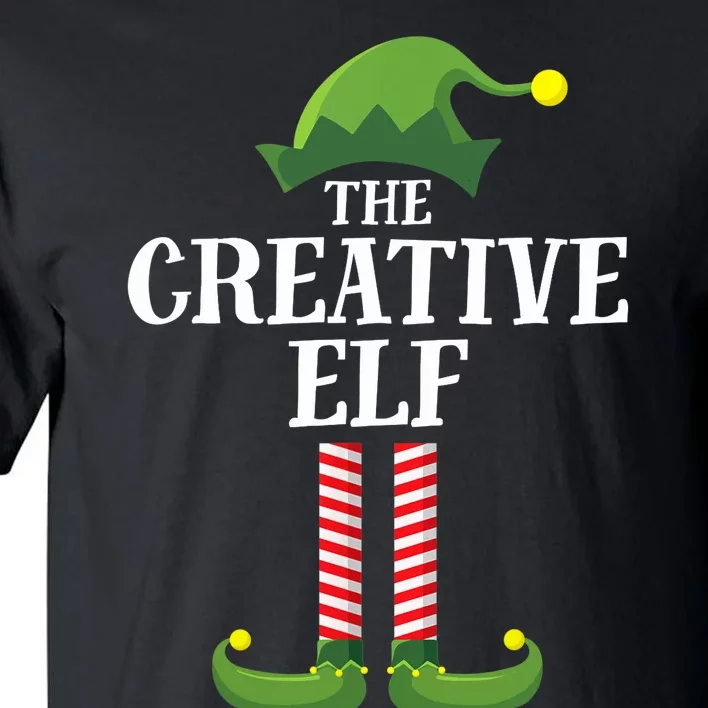 Creative Elf Matching Family Group Christmas Party Tall T-Shirt