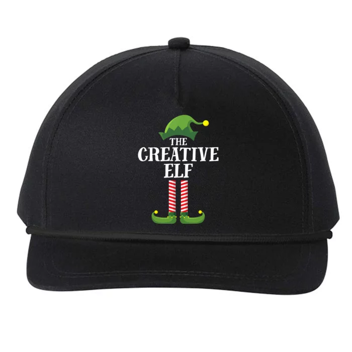 Creative Elf Matching Family Group Christmas Party Snapback Five-Panel Rope Hat