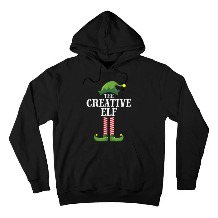 Creative Elf Matching Family Group Christmas Party Tall Hoodie