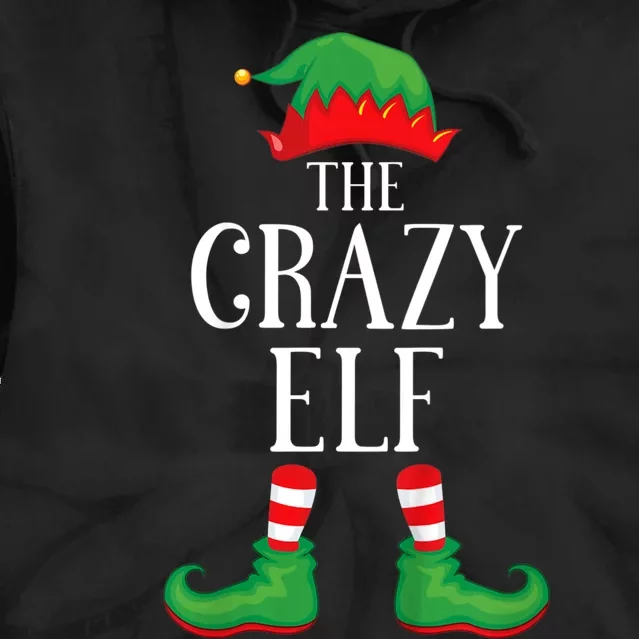 Crazy Elf Matching Group Xmas Funny Family Christmas Tie Dye Hoodie