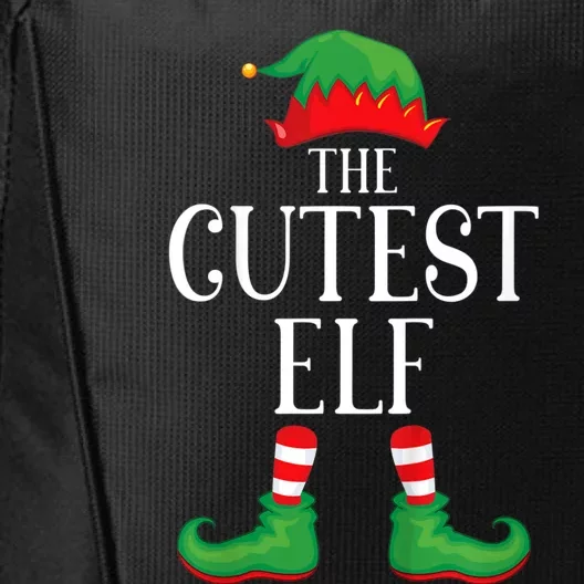 Cutest Elf Matching Group Xmas Funny Family Christmas City Backpack