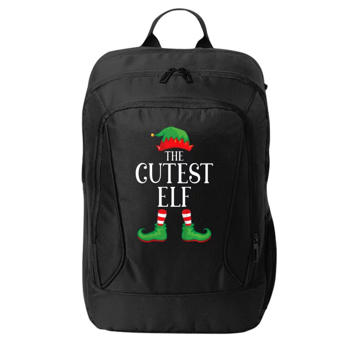 Cutest Elf Matching Group Xmas Funny Family Christmas City Backpack