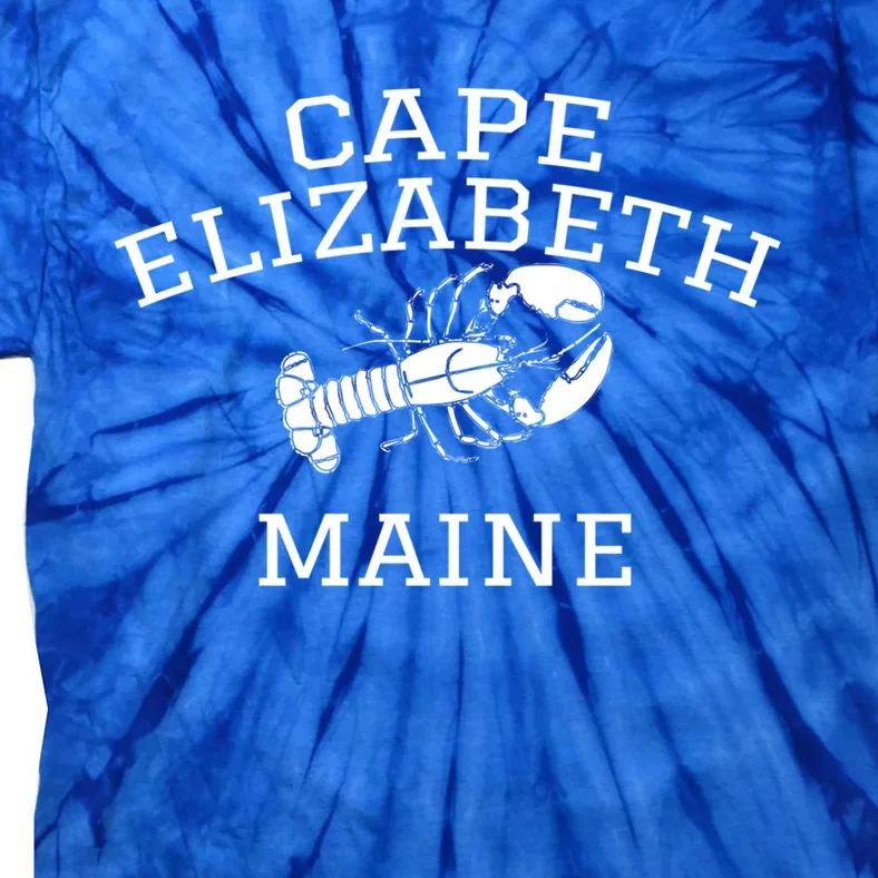 Cape Elizabeth Maine Lobster Gift Tie-Dye T-Shirt