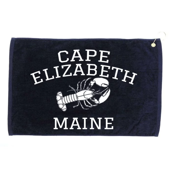 Cape Elizabeth Maine Lobster Gift Grommeted Golf Towel