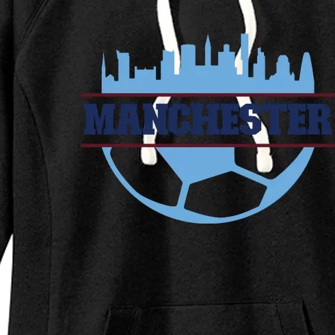 Cool England Manchester City FC Soccer Jersey Women's Fleece Hoodie