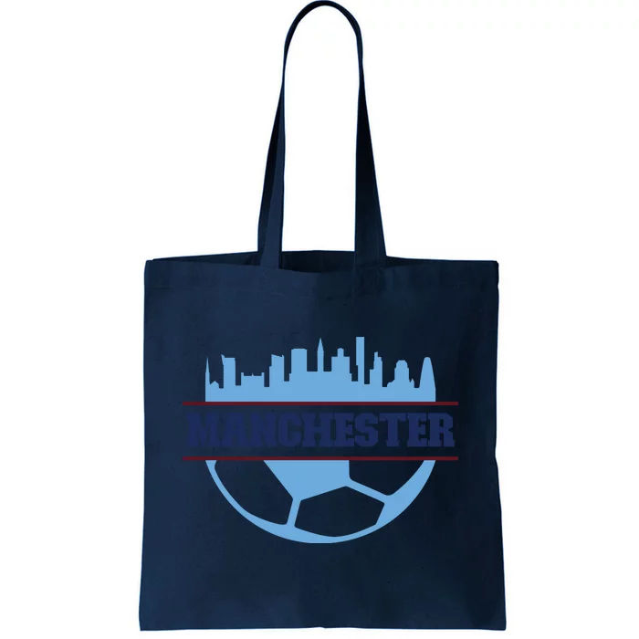 Cool England Manchester City FC Soccer Jersey Tote Bag