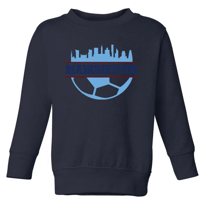 Cool England Manchester City FC Soccer Jersey Toddler Sweatshirt