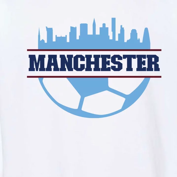 Cool England Manchester City FC Soccer Jersey Garment-Dyed Sweatshirt