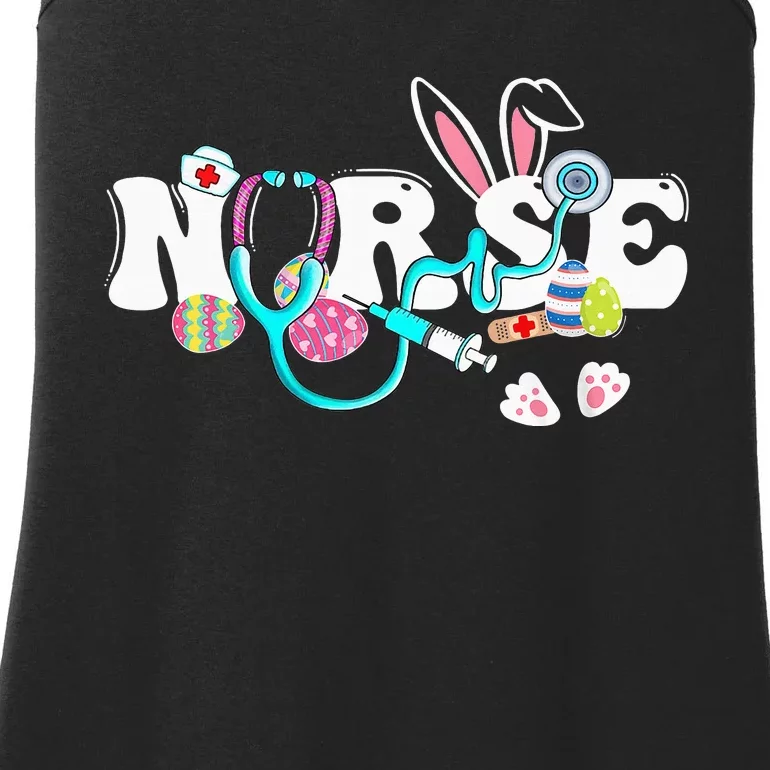 cute Easter Nurse easter bunny Easter Gifts For Nurses Ladies Essential Tank