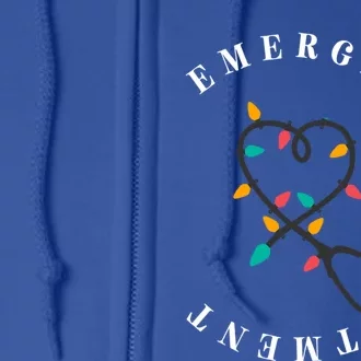 Christmas Er Nurse Emergency Departt Emergency Room Gift Full Zip Hoodie