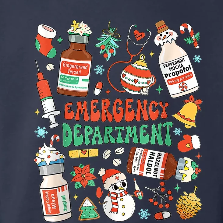 Christmas Er Nurse Emergency Department Er Ed Nurse Tech Toddler Hoodie