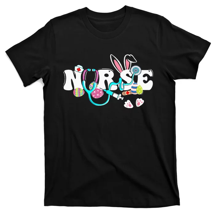 cute Easter Nurse easter bunny Easter Gifts For Nurses T-Shirt