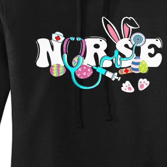 cute Easter Nurse easter bunny Easter Gifts For Nurses Women's Pullover Hoodie