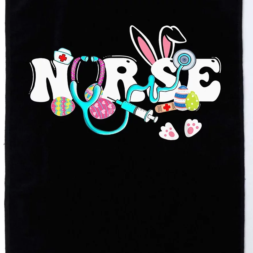 cute Easter Nurse easter bunny Easter Gifts For Nurses Platinum Collection Golf Towel