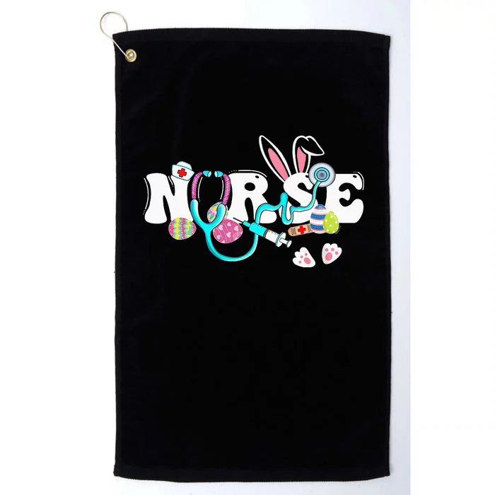 cute Easter Nurse easter bunny Easter Gifts For Nurses Platinum Collection Golf Towel