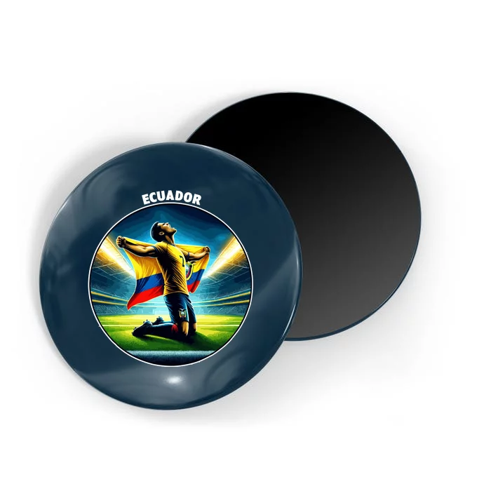 Cool Ecuador National Country Soccer Player Magnet