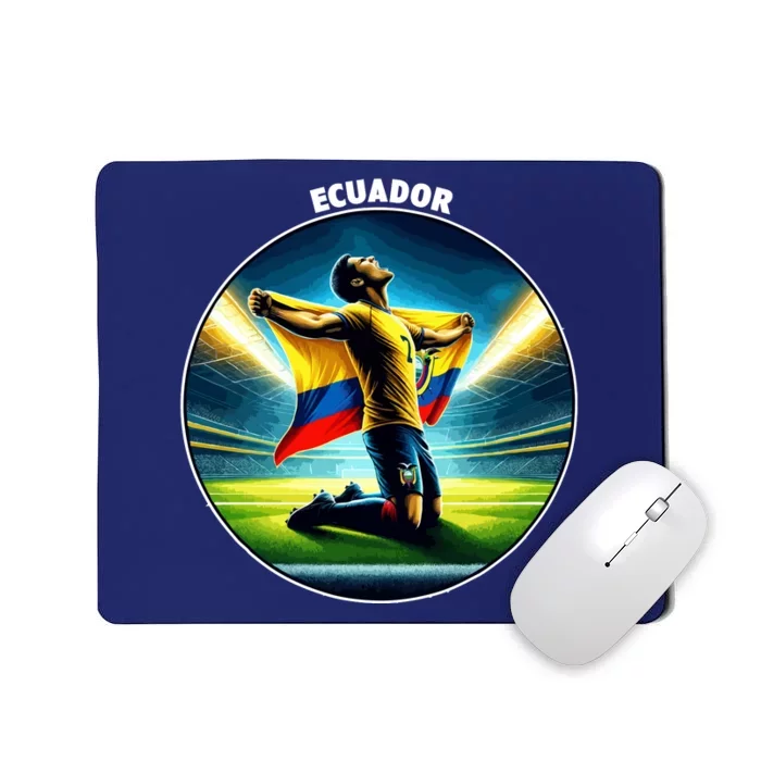 Cool Ecuador National Country Soccer Player Mousepad