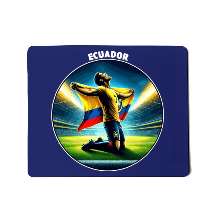 Cool Ecuador National Country Soccer Player Mousepad