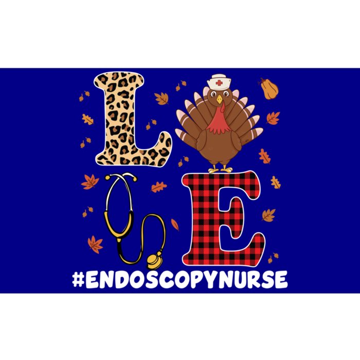 Cute Endoscopy Nurse Thanksgiving Costume With Stethoscope Gift Bumper Sticker