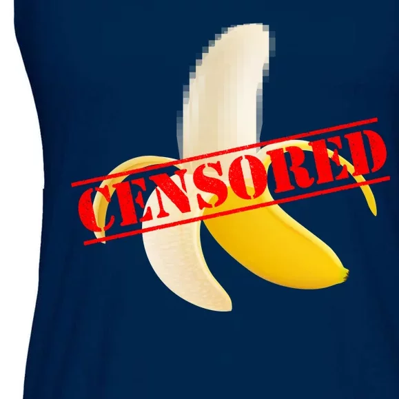 Censored Naked Banana Ladies Essential Flowy Tank