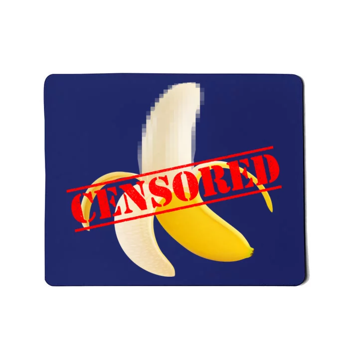 Censored Naked Banana Mousepad