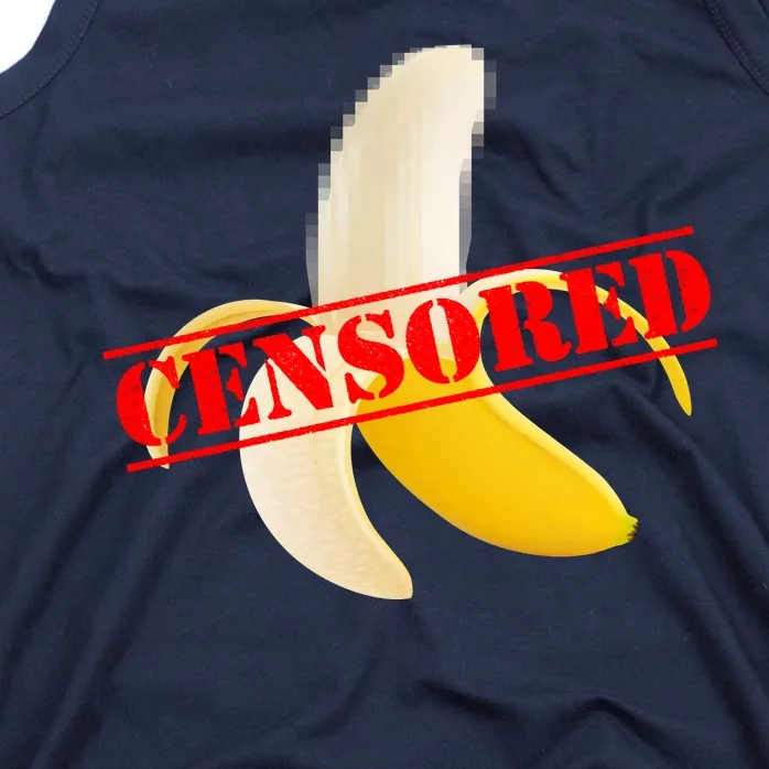 Censored Naked Banana Tank Top