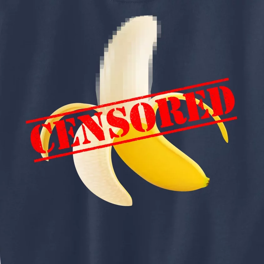 Censored Naked Banana Kids Sweatshirt