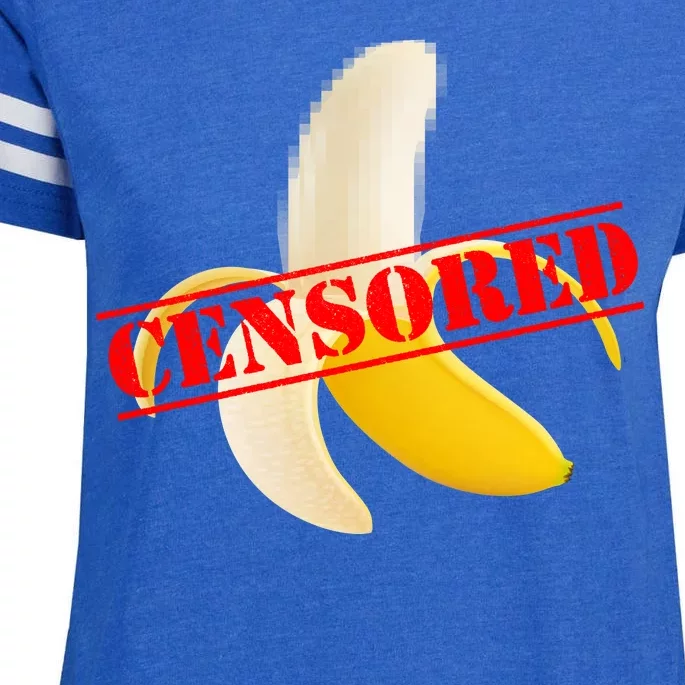 Censored Naked Banana Enza Ladies Jersey Football T-Shirt