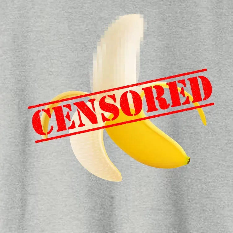 Censored Naked Banana Women's Crop Top Tee