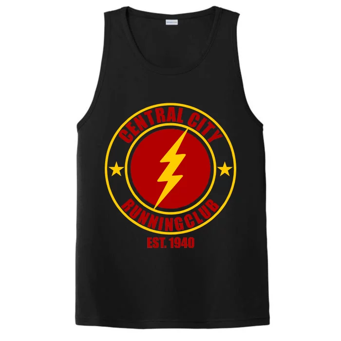 Central City Running Club Est. 1940 Parody Performance Tank