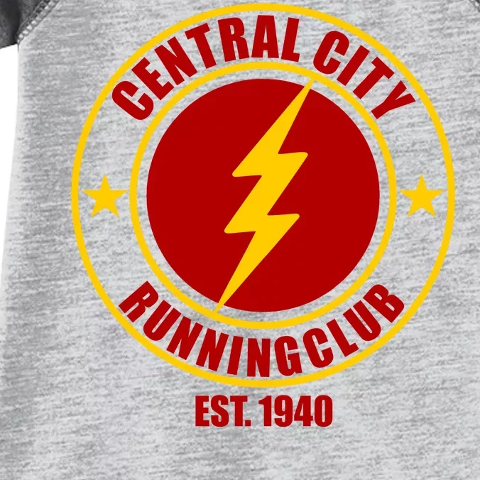 Central City Running Club Est. 1940 Parody Infant Baby Jersey Bodysuit