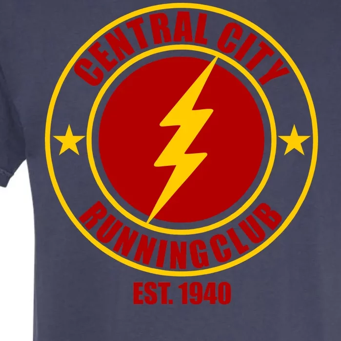 Central City Running Club Est. 1940 Parody Garment-Dyed Heavyweight T-Shirt