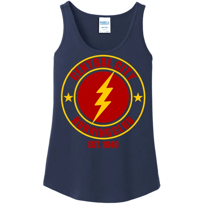 Central City Running Club Est. 1940 Parody Ladies Essential Tank