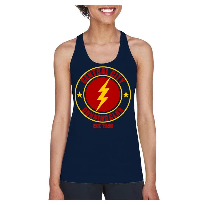 Central City Running Club Est. 1940 Parody Women's Racerback Tank